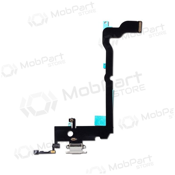 Apple iPhone XS Max conector de carga (prata) Apple iPhone XS Max conector de carga (prata)