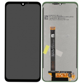 Ekranas Samsung G736 Xcover 6 Pro 2022 su lietimui jautriu stikliuku Black ORG