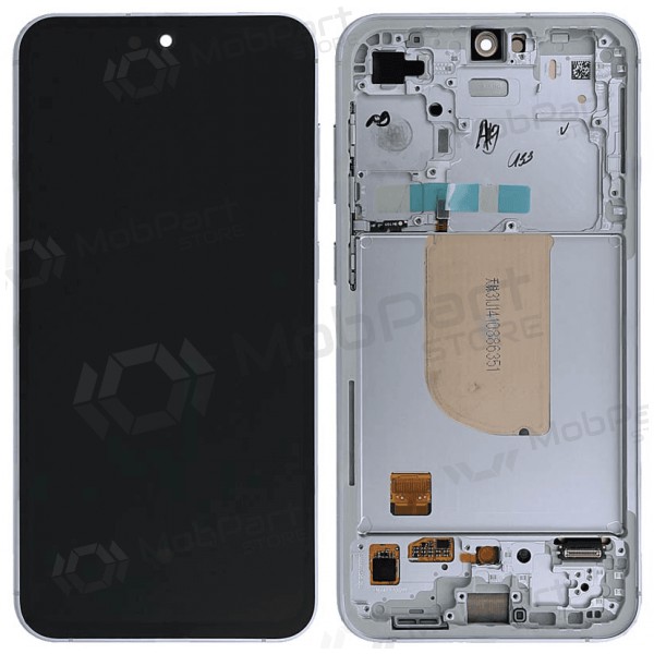 Ekranas Samsung S711 S23 FE 5G su lietimui jautriu stikliuku e rėmeliu Cream/Mint/Purple/Indigo/Tangerine original (service pack) Ekranas Samsung S711 S23 FE 5G su lietimui jautriu stikliuku e rėmeliu Cream/Mint/Purple/Indigo/Tangerine original (service pack)