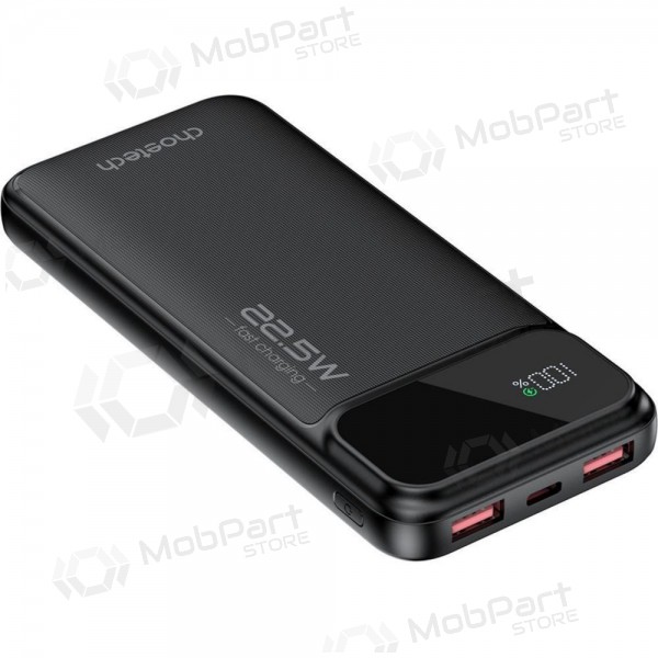 Bateria externa Power Bank Choetech B728 22.5W 10000mAh preto Bateria externa Power Bank Choetech B728 22.5W 10000mAh preto