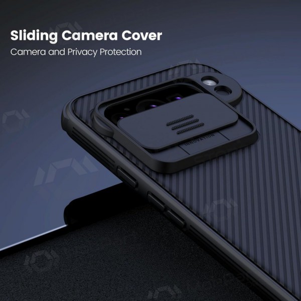 Google Pixel 7A capa „Nillkin CamShield Pro“ (preto)
