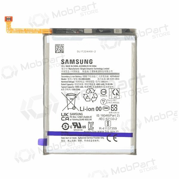 Samsung M236 M23 5G / M536B M53 5G bateria / acumulador (5000mAh) (service pack) (original) Samsung M236 M23 5G / M536B M53 5G bateria / acumulador (5000mAh) (service pack) (original)