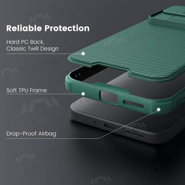 Google Pixel 7A capa „Nillkin CamShield Pro“ (verde)