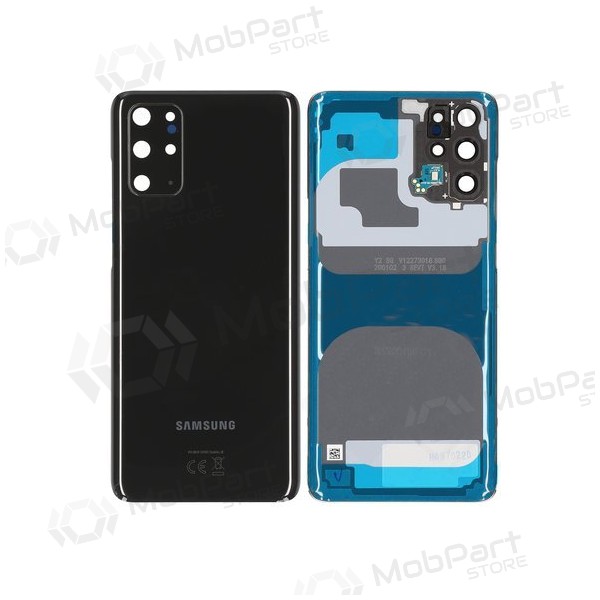 Samsung G985 / G986 Galaxy S20 Plus tampa traseira da bateria preto (Cosmic Black) (usado grade C, original) Samsung G985 / G986 Galaxy S20 Plus tampa traseira da bateria preto (Cosmic Black) (usado grade C, original)