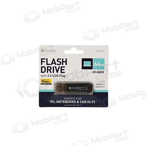 Pendrive Platinet 64GB USB 3.0