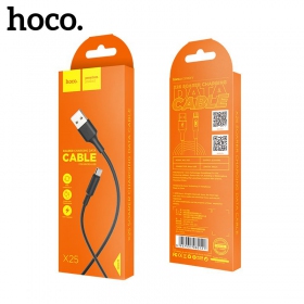 USB cabo Hoco X25 microUSB 1.0m (preto)