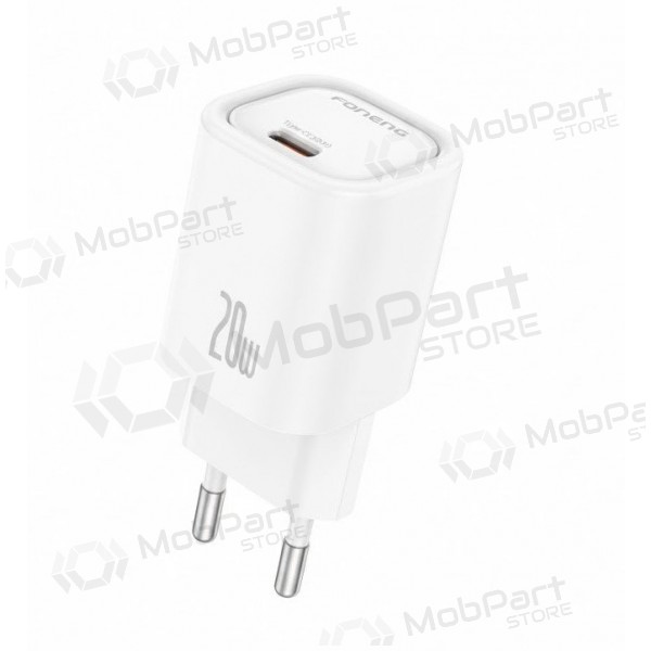 Carregador de telefone Foneng EU69 20 W USB-C branco