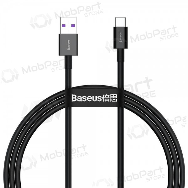 USB cabo Baseus Superior Type-C 66W 1.0m (preto) CATYS-01