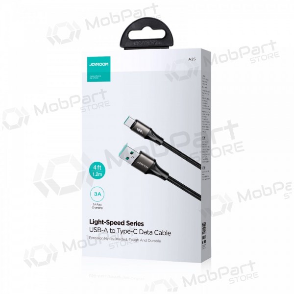 USB cabo Joyroom SA25-AC3 USB to USB-C 3A 2.0m preto