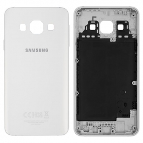 Samsung A300F Galaxy A3 tampa traseira da bateria branco (Pearl White) (usado grade A, original)