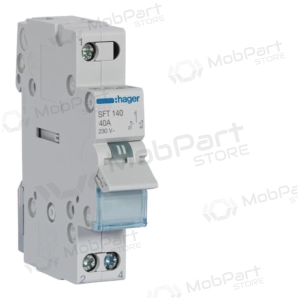 Modulinis perjungėjas Hager SFT140 (1P, 40A, 1 mod.)