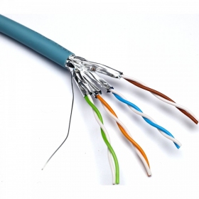 Cabo de rede Excel Cat6A 190-191 (U/FTP, LSOH, B2ca, azul, 305m)