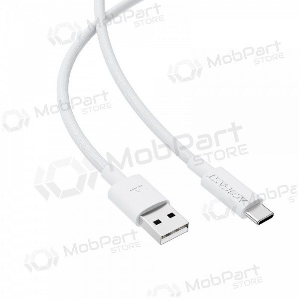 USB cabo Acefast C18-04 USB-A to USB-C 1.2m branco