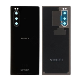 Sony J9210 Xperia 5 tampa traseira da bateria (preto) (usado grade C, original)