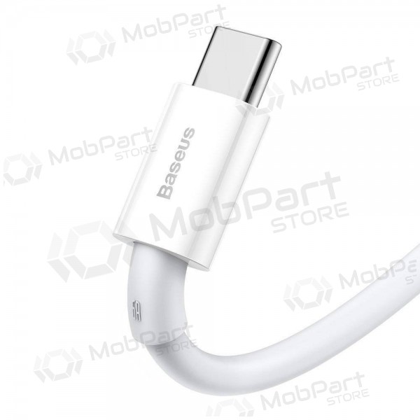 USB cabo Baseus Superior Type-C 66W 1.0m (branco) CATYS-02