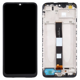 Xiaomi Redmi 9A / 9C / 9AT ecrã (preto) (com moldura) (original)