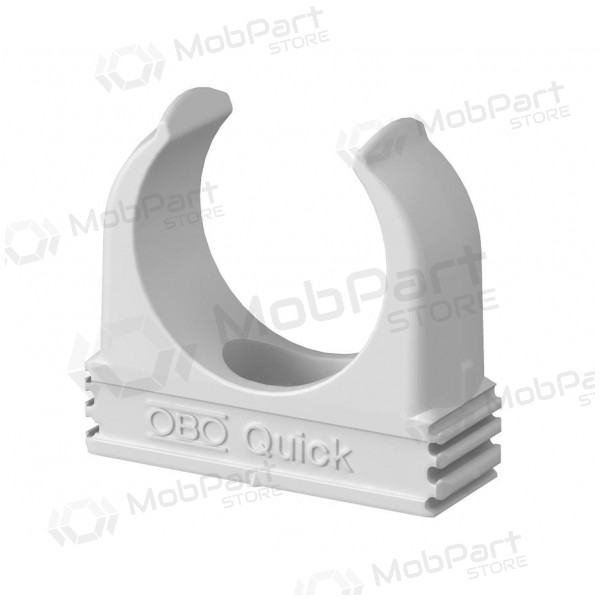 Vamzdžio laikiklis OBO OB2149-375 (D40, branco, 2955/M40) (50)