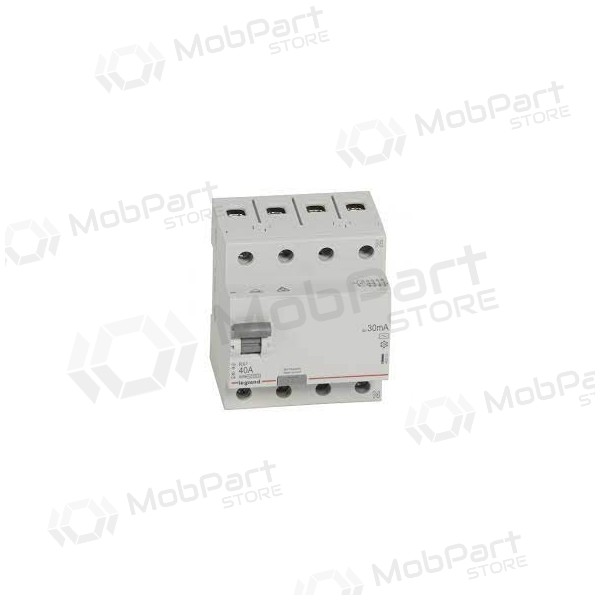 Srovės nuotekio relė RCD RX Legrand 402063 (AC, 40A, 4P, 30mA, 400V)