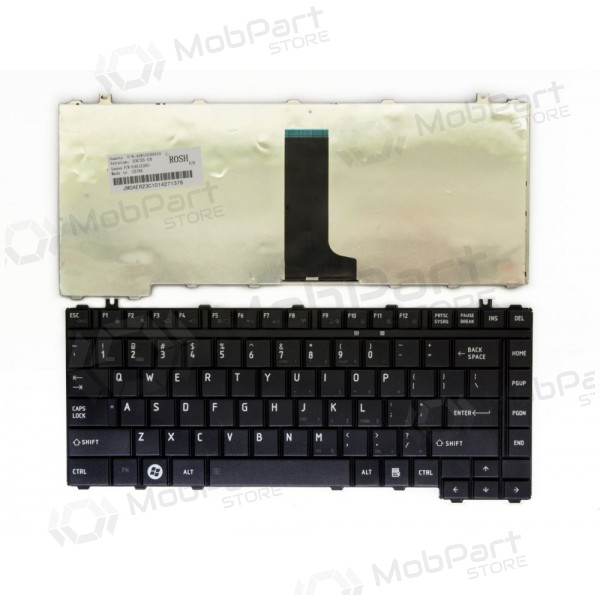 TOSHIBA Satellite: A200, A205, A210, A300, A305, A350, L300, L300D, L305, M200, M205 teclado TOSHIBA Satellite: A200, A205, A210, A300, A305, A350, L300, L300D, L305, M200, M205 teclado