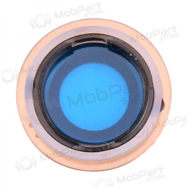 Apple iPhone 8 / SE 2020 lente vidro da câmera (dourado) (com moldura) Apple iPhone 8 / SE 2020 lente vidro da câmera (dourado) (com moldura)