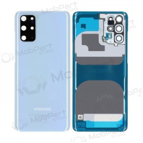 Samsung G985 / G986 Galaxy S20 Plus tampa traseira da bateria (Cloud Blue) (usado grade B, original)