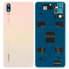 Huawei P20 tampa traseira da bateria (rosa) (usado grade A, original)