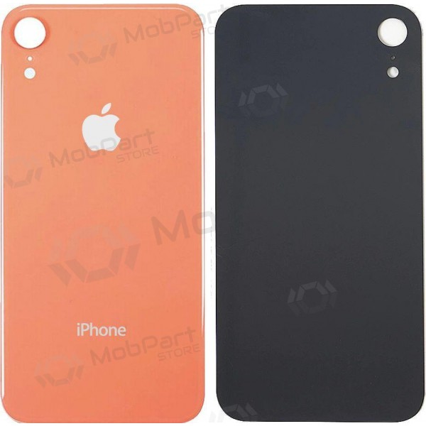 Apple iPhone XR tampa traseira da bateria (coral) (bigger hole for camera) Apple iPhone XR tampa traseira da bateria (coral) (bigger hole for camera)