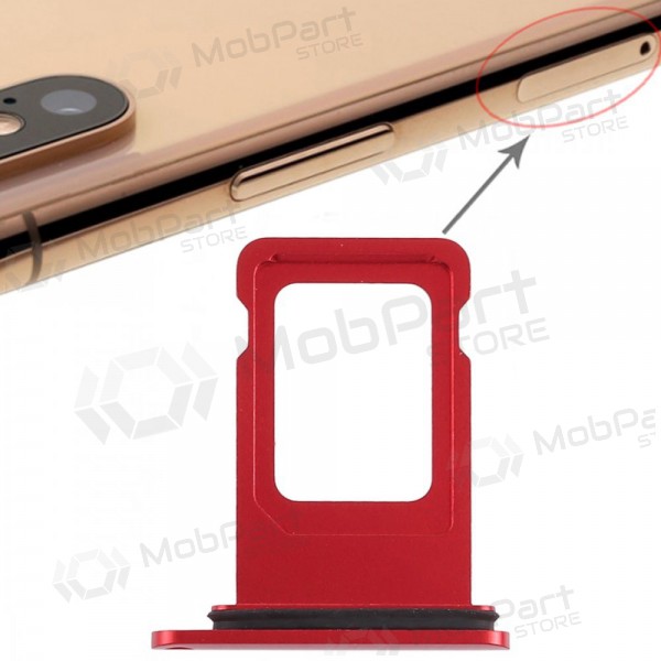 Apple iPhone XR SIM titular do cartão (vermelho)