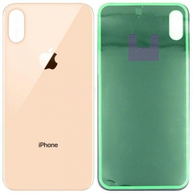 Apple iPhone XS Max tampa traseira da bateria (dourado) (bigger hole for camera)
