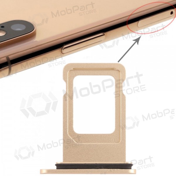 Apple iPhone XR SIM titular do cartão (dourado)