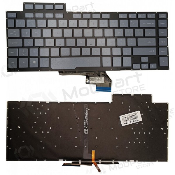 Teclado ASUS Studio Book H500GV, US, su pašvietimu Teclado ASUS Studio Book H500GV, US, su pašvietimu