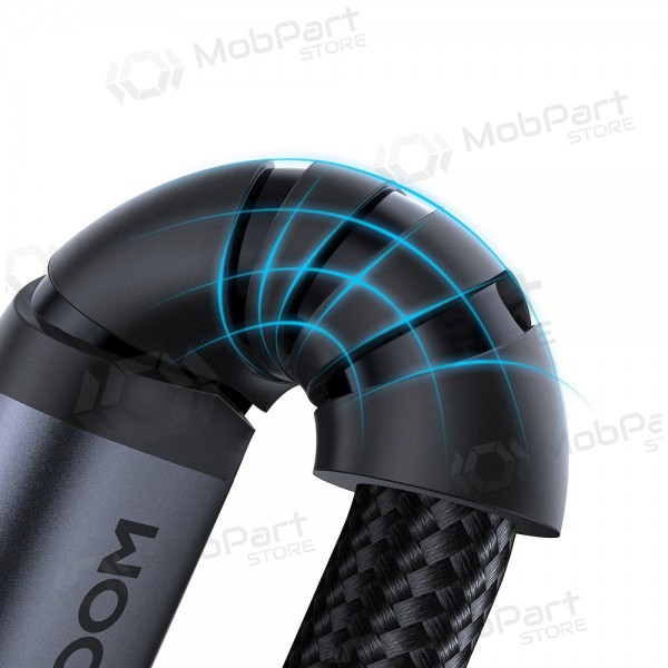 Audio cabo Joyroom SY-A06 Lightning to 3,5mm 1.2m preto