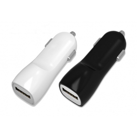 Carregador automobilinis Tellos USB (dual) (1A+2A) (branco)