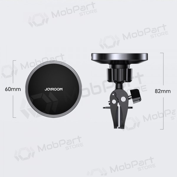 Carregador-laikiklis magnetinis automobilinis Joyroom JR-ZS240 MagSafe 15W preto