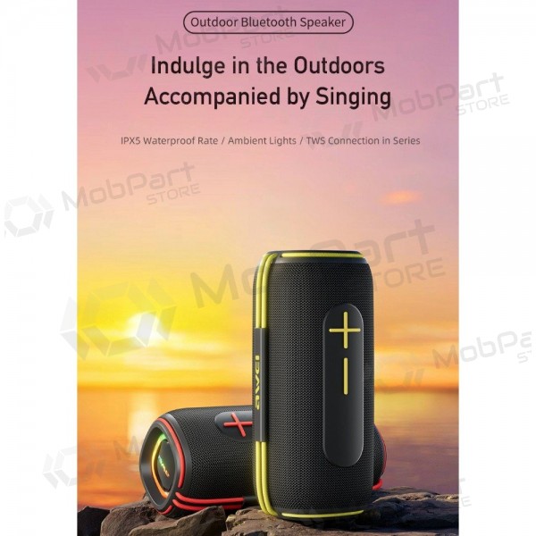 Bluetooth alto-falante portátil Awei KA5 20W preto