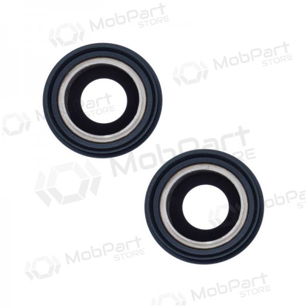Apple iPhone 13 lente vidro da câmera (2unidade) (Midnight) (com moldura) Apple iPhone 13 lente vidro da câmera (2unidade) (Midnight) (com moldura)