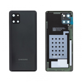 Samsung N770 Galaxy Note 10 Lite tampa traseira da bateria preto (Aura Black) (usado grade C, original)
