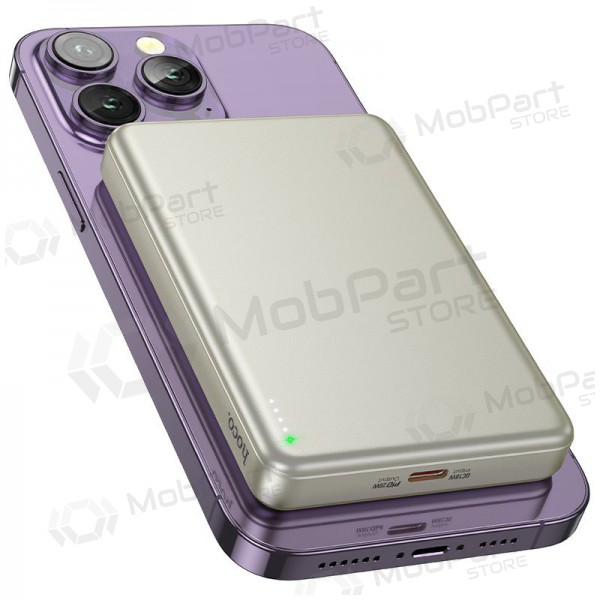 Bateria externa Power Bank Hoco Q26A PD20W Magnetic 10000mAh dourado