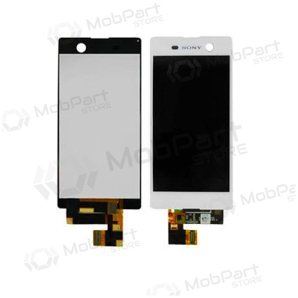 Sony E5603 Xperia M5 / E5606 / E5633 / E5653 / E5663 LCD ecrã kartu su liečiamu stikliuku (branco) - Premium Sony E5603 Xperia M5 / E5606 / E5633 / E5653 / E5663 LCD ecrã kartu su liečiamu stikliuku (branco) - Premium
