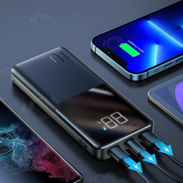 Bateria externa Power Bank Joyroom JR-QP191 22.5W PD QC3.0 AFC 10000mAh preto Bateria externa Power Bank Joyroom JR-QP191 22.5W PD QC3.0 AFC 10000mAh preto