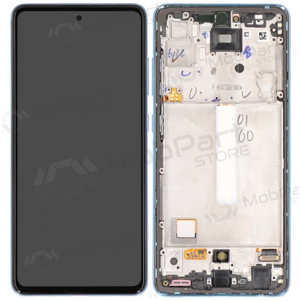 Samsung Galaxy A52 ecrã (azul) (com moldura) (original) Samsung Galaxy A52 ecrã (azul) (com moldura) (original)