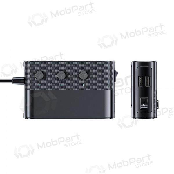 Carregador automotivo 3mk Car Power Splitter 120 W 3xUSB-A + USB-C 12V preto