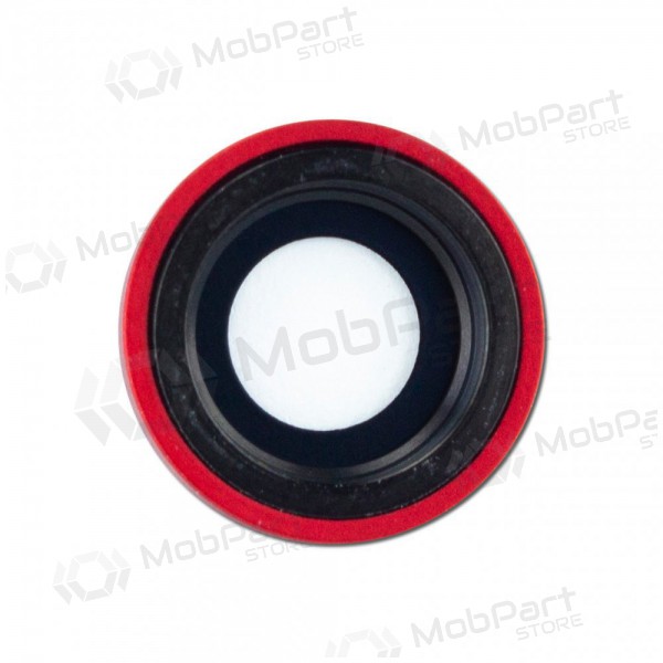 Apple iPhone XR lente vidro da câmera (vermelho) (com moldura) Apple iPhone XR lente vidro da câmera (vermelho) (com moldura)