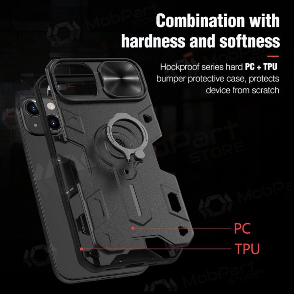Apple iPhone 14 Pro Max capa „Nillkin Armor Pro“ (preto)