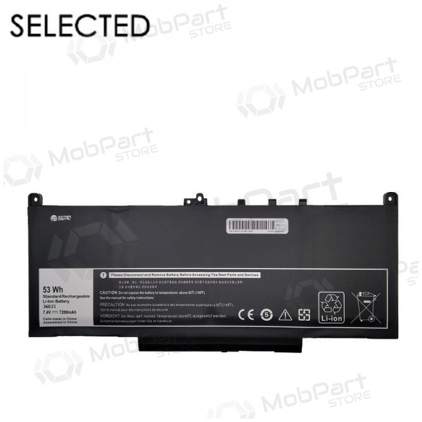 DELL J60J5, 7200mAh bateria do portátil, Selected DELL J60J5, 7200mAh bateria do portátil, Selected