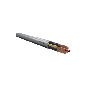 Cabo flexível Elmat HSLH-JZ 4x0.75 mm² de cobre LSZH CPR Cca 300/500 V.