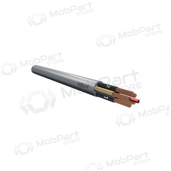 Cabo flexível Elmat HSLH-JZ 4x0.75 mm² de cobre LSZH CPR Cca 300/500 V.