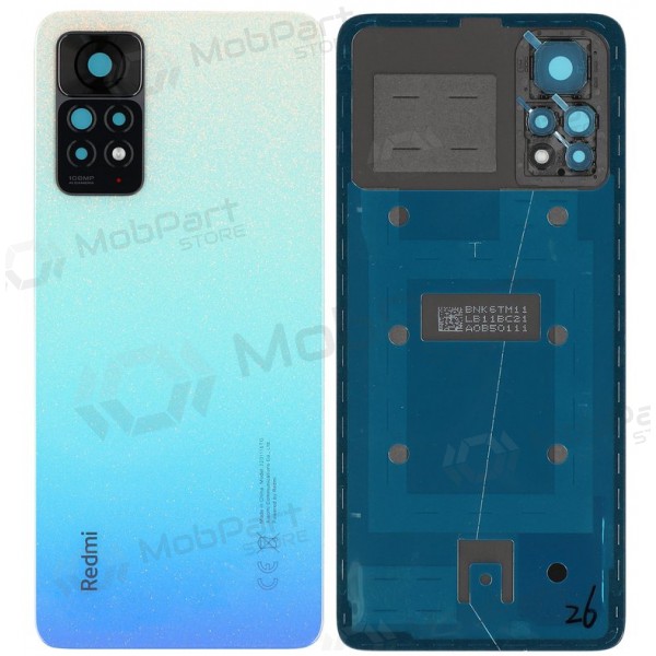 Xiaomi Redmi Note 11 Pro 5G tampa traseira da bateria (azul claro) (original) (service pack) Xiaomi Redmi Note 11 Pro 5G tampa traseira da bateria (azul claro) (original) (service pack)