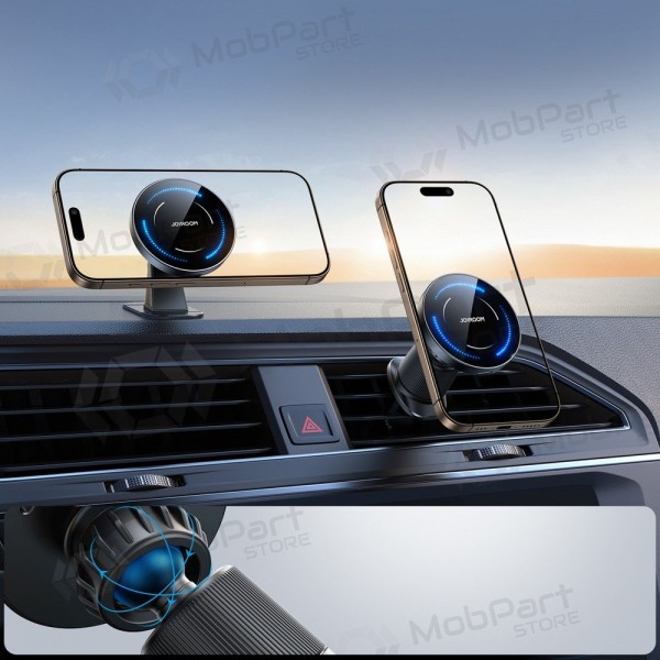 Automobilinis laikiklis-carregador Joyroom JR-ZS502 MagSafe 15W (air vent/dashboard) preto