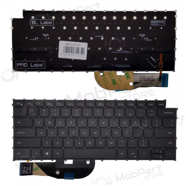 DELL XPS 9500 teclado (US) (com iluminação) DELL XPS 9500 teclado (US) (com iluminação)